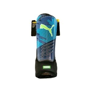 Puma Strike Shinguard & Ankle Sock Men's One Size Blue Green NWT PV11-3005-421